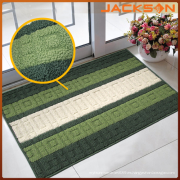 Cheap PP Yarn Stripe Design Alfombra de puerta Alfombra